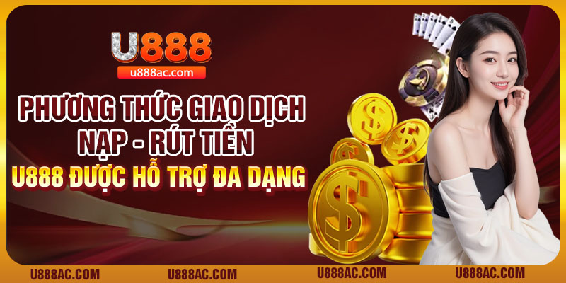 Phương thức giao dịch nạp - rút tiền U888 được hỗ trợ đa dạng